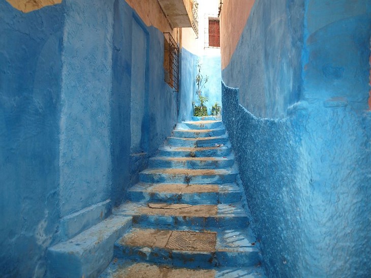 Visitare Tangeri città blu 