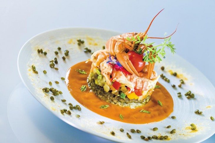 10-Jean-Pierre Vidal - Blinis crevisses aux Lentilles Vertes du Puy