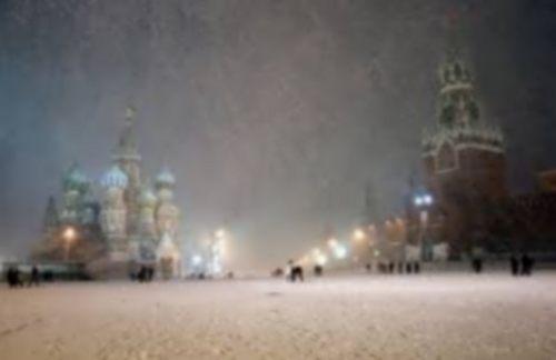 San Pietroburgo sotto la neve