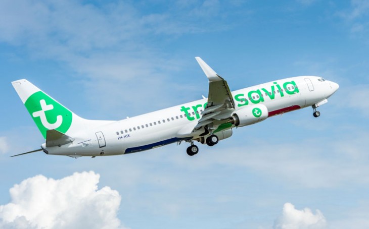 Transavia TAV-YT196 737-800 Delivery Ribbon Cutting and Flyaway