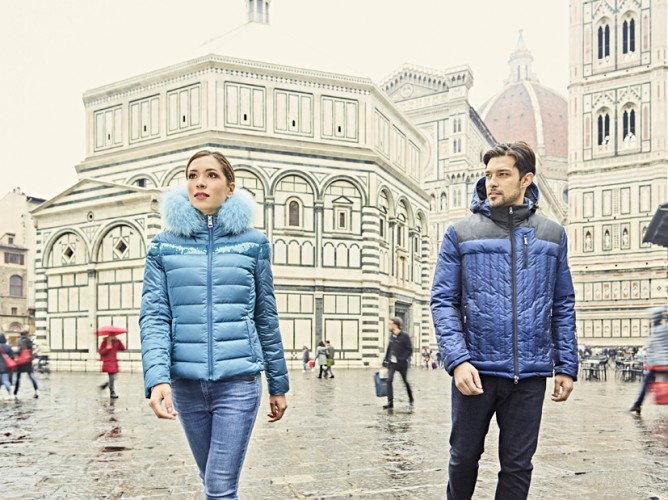 VIST skichic CATERINA down jkt. & POLAR PLUS down jkt. klein-black