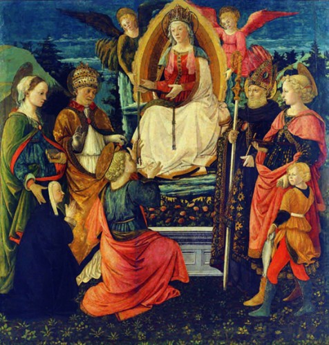 3_Filippo Lippi Fra Diamante La Madonna della Cintola a S.Tommaso 1456 1465 Prato Museo di PalazzoPretorio