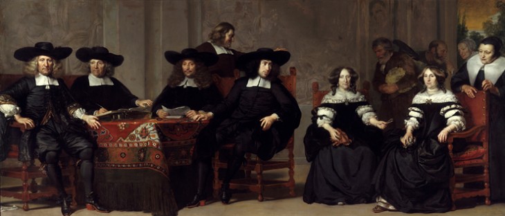 Adriaen Backer (1630-1684) The governors and governesses of the old men- and womenÔÇÖs house, 1676.