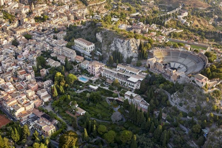 Belmond Grand Hotel Timeo dall'alto