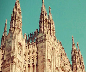 Le inconfondibili guglie milanesi