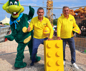 Al via la costruzione di LEGOLAND Water Park a Gardaland, posato il primo mattoncino LEGO nel cantiere di costruzione