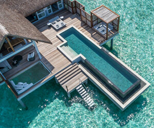 Four Seasons Resort at Landaa Giraavaru, un originale effetto loft nei nuovi standard di design nell’Oceano Indiano, mai così vicino...