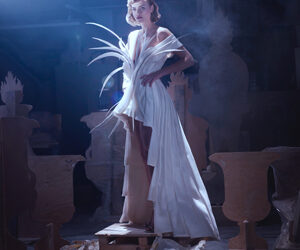 FARHAD RE "Galatea", on stage at the Paris Fashion Week HAUTE COUTURE Spring Summer 2021  