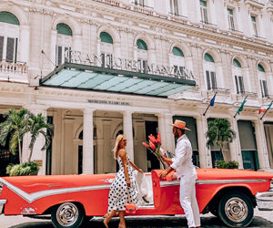 Valentine's Day in Habana, to celebrate the romantic meeting at the Gran Hotel Manzana Kempinski. The most luxurious hotel in the Cuban capital