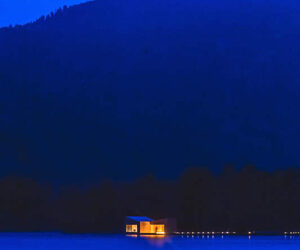 In Norway saunas...float