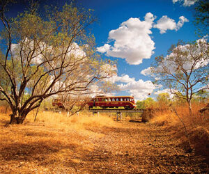 The Gulflander, a charming train in Qeensland