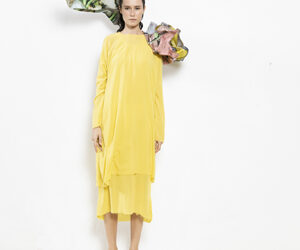 Fashion Spring summer 2022, foulard on stage