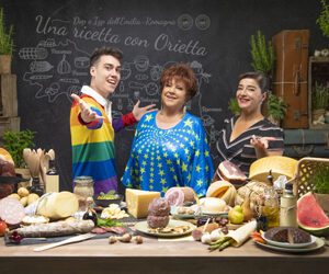 "Una Ricetta con Orietta": sapori dell'Emilia-Romagna da scoprire ai fornelli con la cantante e gli influencer "Emi" e Federica Gif