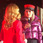 Michelle Hunziker inaugura a Milano lo Swiss Winter Village