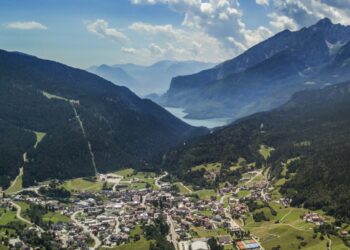 Andalo Trentino vista dall'alto