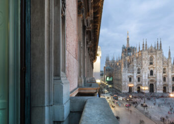 Bollicine con vista sul Duomo di Milano