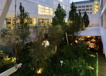 La natura (glam), sui tetti di Milano