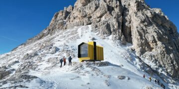 Sulla via delle Pale di San Martino e del Lagorai i nuovi bivacchi del Cai Fiamme Gialle