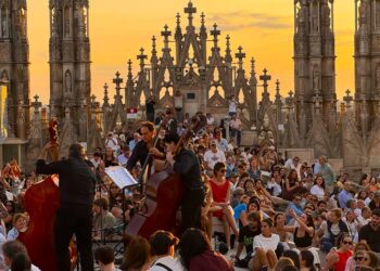Le Terrazze del Duomo di Milano: emozione con musica al tramonto